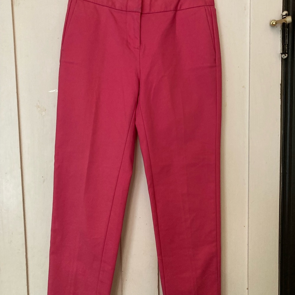 Boden Dark Pink Crop Chinos